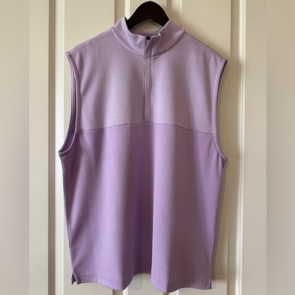 FootJoy Heather Yoke Half-Zip Vest